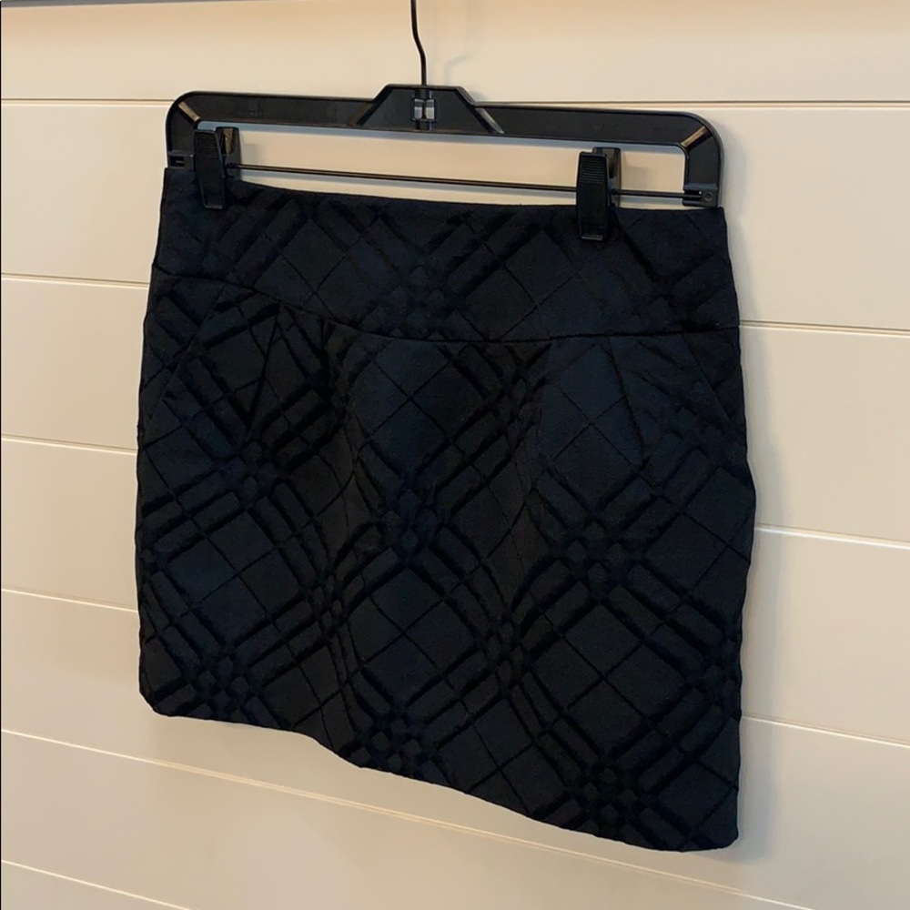 BCBG like new black mini skirt, size 0